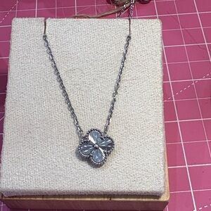 Stainless Steel  Clover  Pendant Necklace